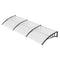 Window Door Awning 965x2975mm UF50+ PC Sunshade Waterproof