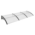 Window Door Awning 965x2975mm UF50+ PC Sunshade Waterproof