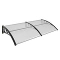Window Door Awning 965x1987mm UPF50+ Polycarbonate UV Rain Protection