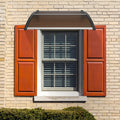 Polycarbonate Door Awning 40x40cm UPF50+ UV Rain Snow Protection