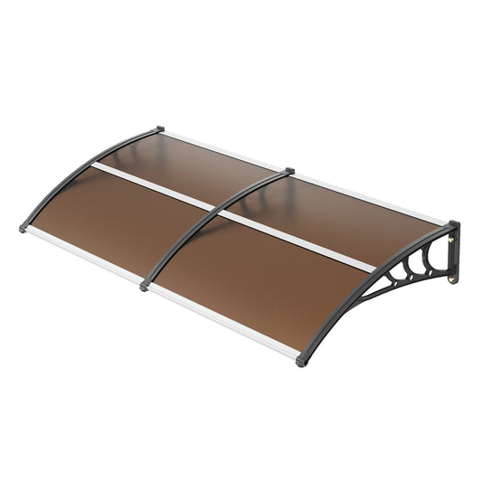Door Window Awning 965x1987mm UPF50+ Polycarbonate Outdoor