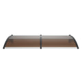 Door Window Awning 965x1987mm UPF50+ Polycarbonate Outdoor