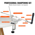 Knife Sharpener Kit 12 Whetstones 120-10000 Grit Fixed Angle System
