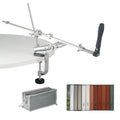 Knife Sharpener Kit 12 Whetstones 120-10000 Grit Fixed Angle System