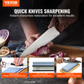 Whetstone Knife Sharpener Kit 2x Dual Grit 400/1000 3000/8000