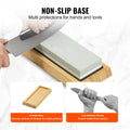 Whetstone Knife Sharpener Kit 2x Dual Grit 400/1000 3000/8000