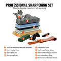 Whetstone Knife Sharpener Kit 2x Dual Grit 400/1000 3000/8000