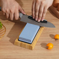 Whetstone Knife Sharpener Kit 2x Dual Grit 400/1000 3000/8000