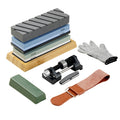 Whetstone Knife Sharpener Kit 2x Dual Grit 400/1000 3000/8000