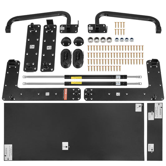 Murphy Bed Kit Vertical QUEEN Size Heavy Duty Pneumatic Lever Hardware