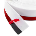 Garage Door Seal 34FT Top Side Weather Strip TPE White