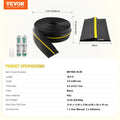 Garage Door Threshold Seal 16.5FT Black PVC Weather Strip