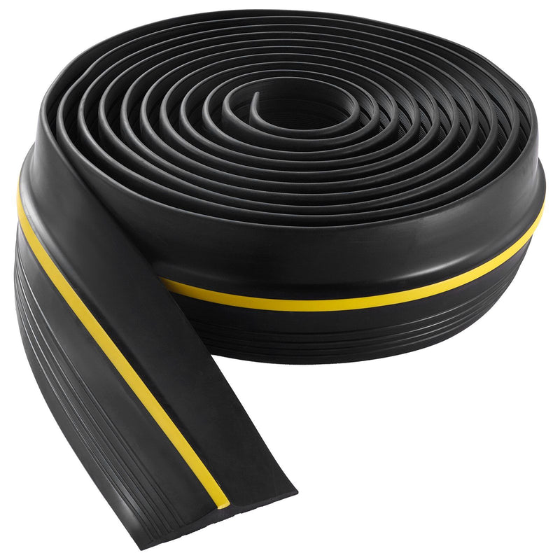 Garage Door Threshold Seal 20ft Black Weatherproof PVC Strip