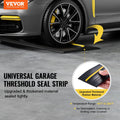Garage Door Threshold Seal 20ft Black Weatherproof PVC Strip