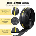 Garage Door Threshold Seal 20ft Black Weatherproof PVC Strip