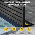 Garage Door Threshold Seal 20ft Black Weatherproof PVC Strip