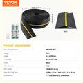 Garage Door Threshold Seal 20ft Black Weatherproof PVC Strip