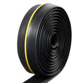 Garage Door Threshold Seal 20ft Black Weatherproof PVC Strip