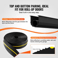 Garage Door Threshold Seal Kit 20ft U Shape O Ring Bottom Seal Black