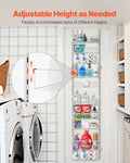 10-Tier Over Door Pantry Organiser Hanging Storage Rack Adjustable