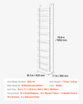 10-Tier Over Door Pantry Organiser Hanging Storage Rack Adjustable