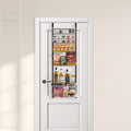 Over Door Pantry Organiser 6-Tier Steel Spice Rack Storage Black
