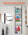 VEVOR 8-Tier Over Door Pantry Organizer Hanging Storage Rack Adjustable