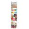 Over the Door Pantry Organizer, 9-Tier Pantry Organization and Storage, Heavy-Duty Steel Hanging Spice Rack, Adjustable Wall Seasoning Shelves, for Home Kitchen Laundry Room Bathroom, White