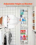 Over Door Pantry Organiser 9-Tier Heavy Duty Steel Spice Rack White