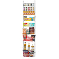 Over Door Pantry Organiser 9-Tier Heavy Duty Steel Spice Rack White