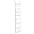 Over Door Pantry Organiser 9-Tier Heavy Duty Steel Spice Rack White