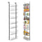 9-Tier Over Door Pantry Organizer Spice Rack Black Steel