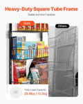 9-Tier Over Door Pantry Organizer Spice Rack Black Steel