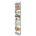 9-Tier Over Door Pantry Organizer Spice Rack Black Steel