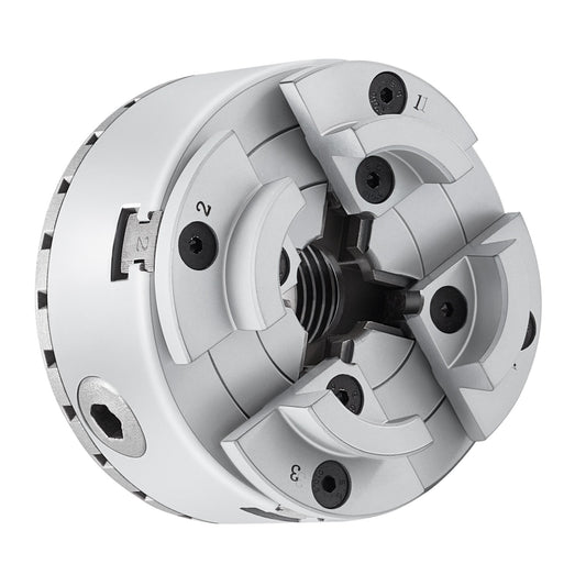 KP96 Lathe Chuck, 4-Jaw 96 mm Diameter, Metal Lathe Chuck Turning Machine Accessories, Self-centering Tool, for Lathe, Precision Machining, Grinding Machines, Milling Machines