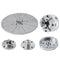 4-Jaw 96mm Lathe Chuck Metal Self-centering 5 Sets Jaws