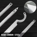 Wood Turning Tools 4 Piece Set Carbide Lathe Chisels Diamond Round