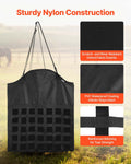 Hay Bag Horse 55x18.5x64cm 46x46mm Holes Nylon PVC Waterproof