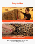 Round Bale Hay Net 1.8m 38mm Holes PE Knotless Slow Feeder Horse