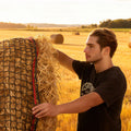 Round Bale Hay Net 1.8m 38mm Holes PE Knotless Slow Feeder Horse