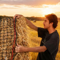 Slow Feeder Round Bale Hay Net 1.5m 44.45mm Holes Horse PE