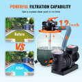 Sand Filter Pool Pump 10000L/H 285W 6-Way Valve Above Ground