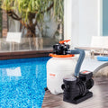 Sand Filter Pool Pump 10000L/H 285W 6-Way Valve Above Ground