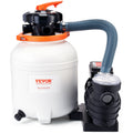 Sand Filter Pool Pump 10000L/H 285W 6-Way Valve Above Ground