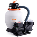 Sand Filter Above Ground Pool Pump 450W 13000 L/H 6-Way