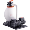 Sand Filter Pool Pump 850W 18000L/H 6-Way Valve Above Ground