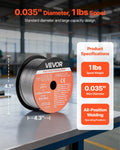 Flux Core MIG Wire E71T-11 0.9mm 0.45kg Gasless 2 Pack