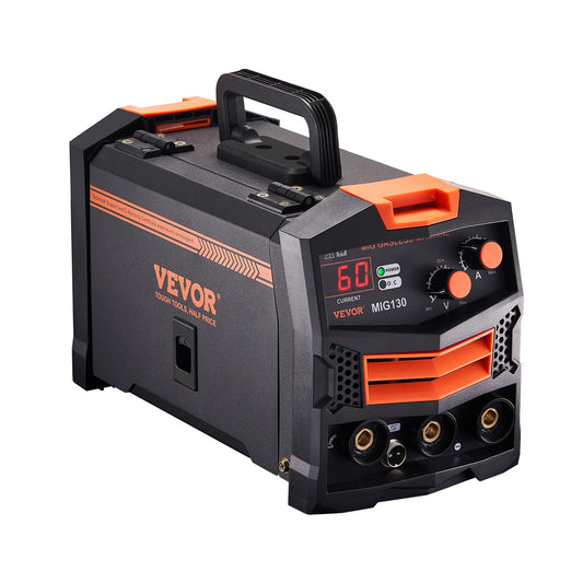 VEVOR MIG Welder 130Amp Gasless Flux Core IGBT Inverter Welding Machine