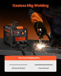 VEVOR MIG Welder 130Amp Gasless Flux Core IGBT Inverter Welding Machine