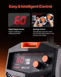 VEVOR MIG Welder 130Amp Gasless Flux Core IGBT Inverter Welding Machine